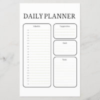 Daily Learning Planner