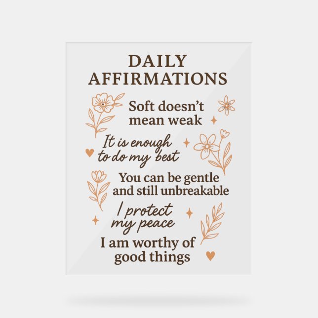 Daily Mental Health Reminder  | Self Love Healing  (Recto)