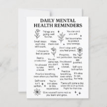 Daily Mental Health Reminders