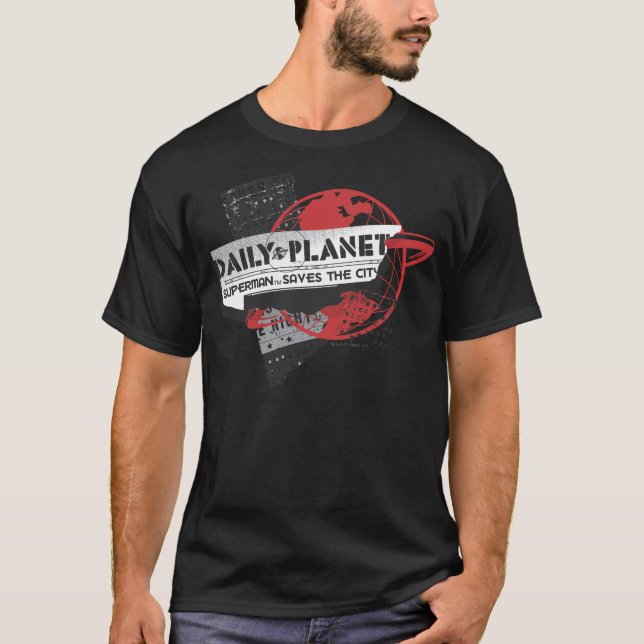 Daily Planet - Saves the City T-Shirt (Front)