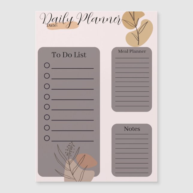 Daily Planner  (Front)