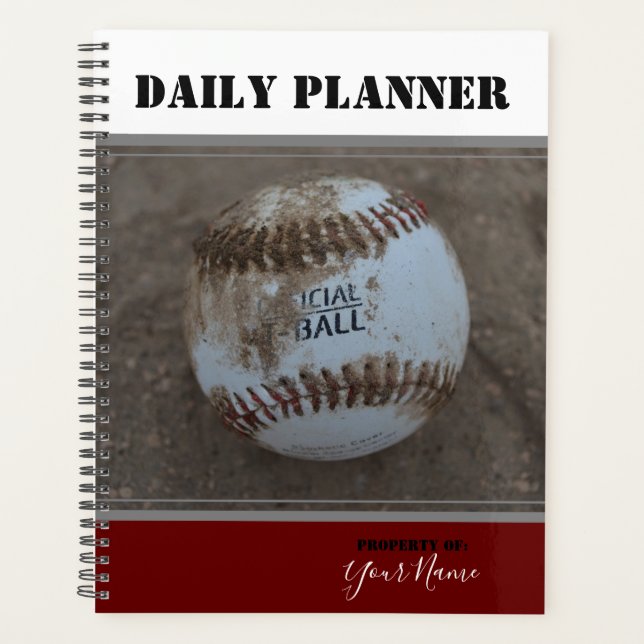 Daily Planner - Baseball - HAMbWG (Front)