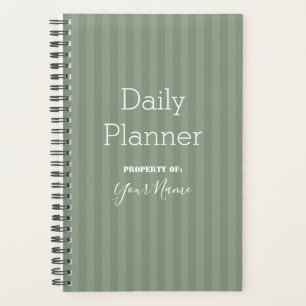 Daily Planner in Any Colour Stripe - HAMbWG