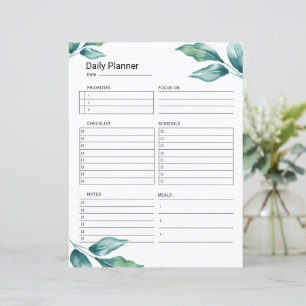 Daily Planner Printable Template