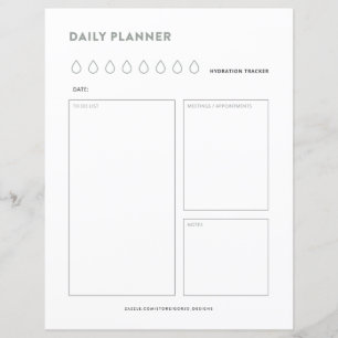 Daily planner schedule to do list day organizer
