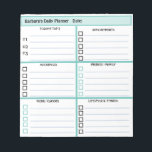 Daily Planner Simple Modern Professional Notepad<br><div class="desc">This appears to be a simple daily planner but it is much more powerful. It is concise enough to be able to complete the night before or first thing in the morning. And it will help you focus on what is really important to accomplish that day starting with identifying your...</div>
