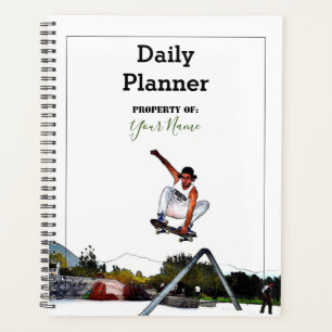 Daily Planner - Skateboarding - HAMbWG