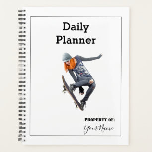 Daily Planner - Skateboarding - HAMbWG
