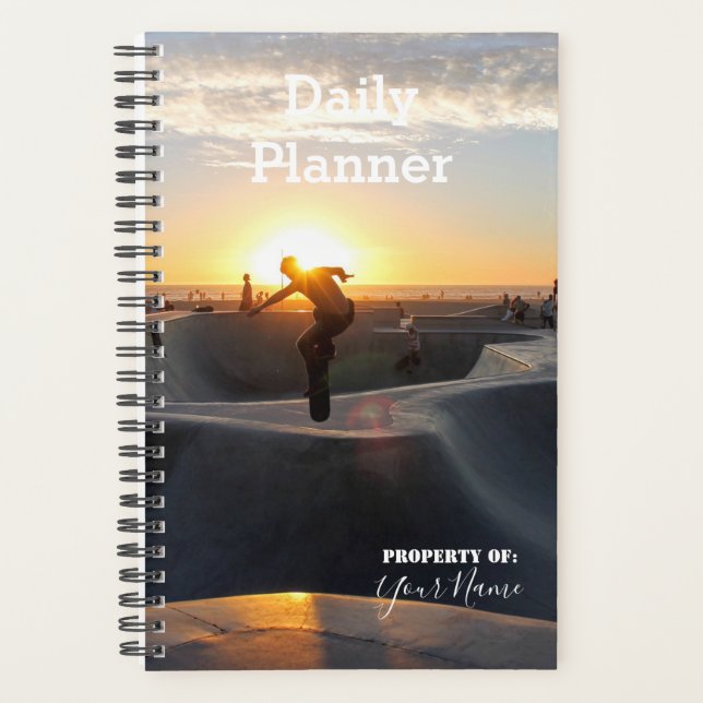 Daily Planner - Skateboarding - HAMbWG (Front)