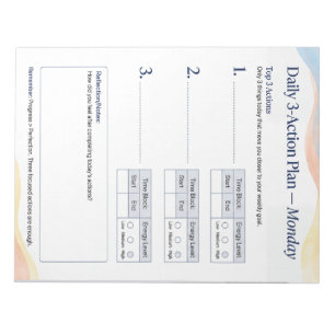Daily Planner – Smart to do list   Monday Notepad