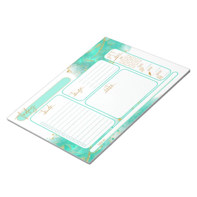 Daily Planner Tear away Notepad (Angled)