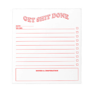 Daily Planner To Do List Minimalist Design Notepad