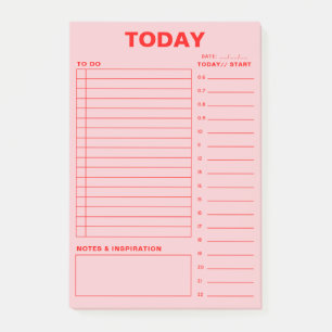 Daily Planner To Do List Minimalist Design Post-it Notes