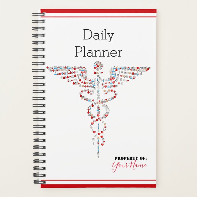 Daily Planner with a Art Theme - HAMbWG (Front)