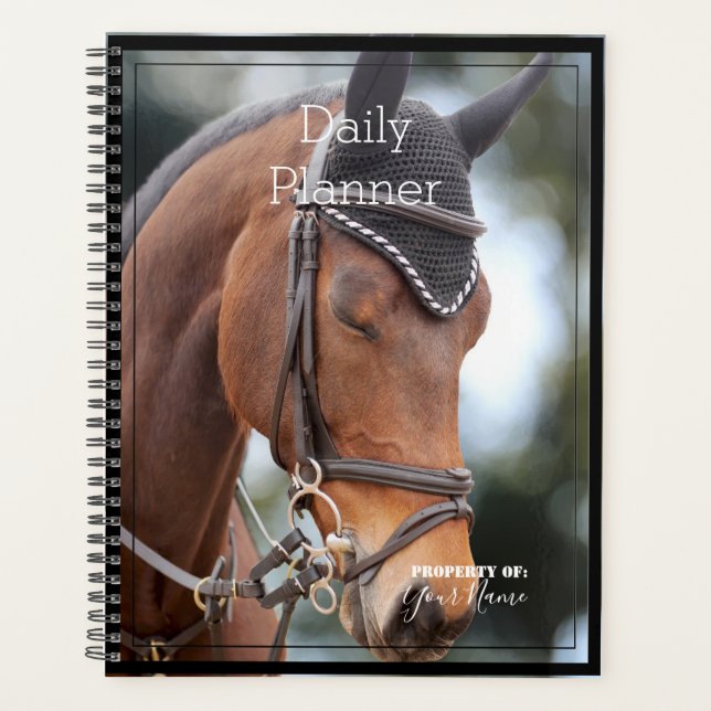 Daily Planner with a Beautiful Horse - HAMbWG (Front)