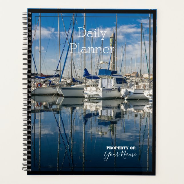Daily Planner with a Boating Theme - HAMbWG (Front)