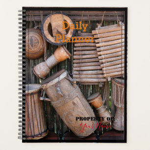 Daily Planner with a Drum Theme - HAMbWG