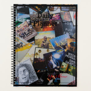 Daily Planner with a Vinyl Album Theme - HAMbWG