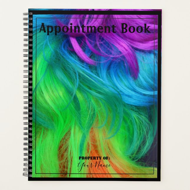 Daily Planner with Coloured Hair Cover - HAMbWG (Front)