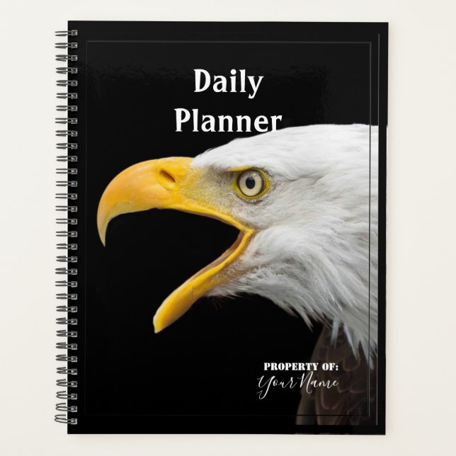 Daily Planner with Eagle - HAMbWG (Front)