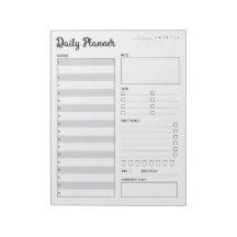Daily Planner with Sunday Start (Grey) 8.5 x 11"