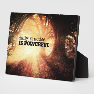 Daily Practice Plaque