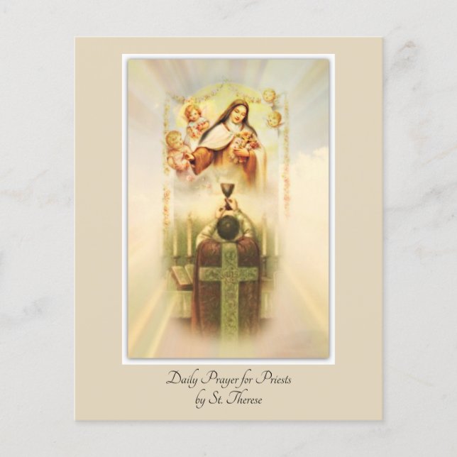 Daily Prayer for Priests by St. Therese Catholic (Front)