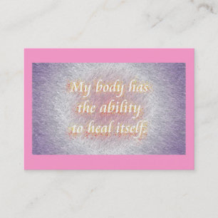 Daily Reminder - Ability Appointment Card