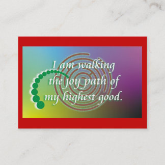 Daily Reminder - Joy Path Appointment Card