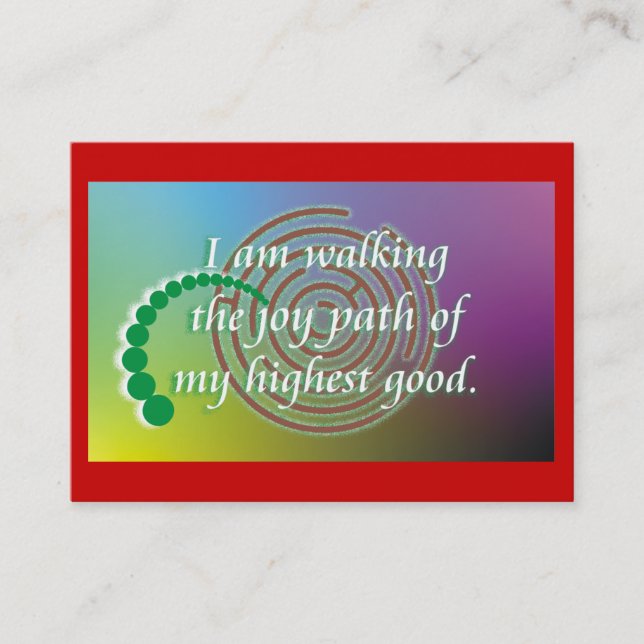 Daily Reminder - Joy Path Appointment Card (Front)
