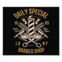 Daily Special Barber Shop Cut And Shave