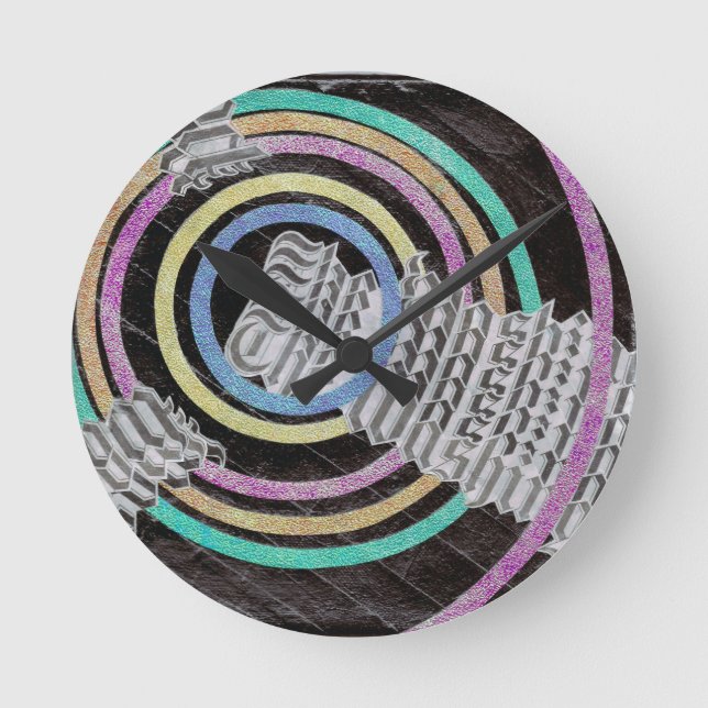 Daily Spin Round Clock (Front)