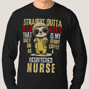 Daily Story Night Shift Licensed Vocational Nurse T-Shirt