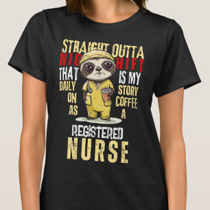 Daily Story Night Shift Pediatric Nurse Nurse Day T-Shirt