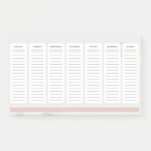 Daily Task Post-it Notes