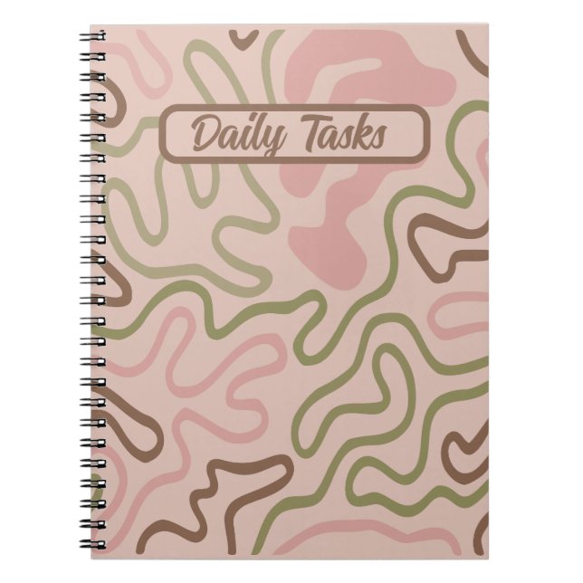 Daily Tasks Notebook (Front)