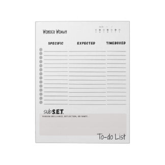 Daily To-Do List – Customizable Tear-Off Notepad