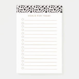 Daily to do list, Priorities list Animal Print  Post-it Notes
