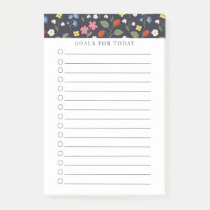 Daily to do list, Priorities list Strawberries Post-it Notes