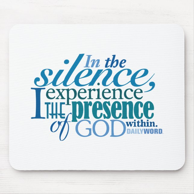 Daily Word® "Silence" Mousepad (Front)