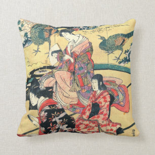 Daimyo Mansion 1801 Throw Pillow