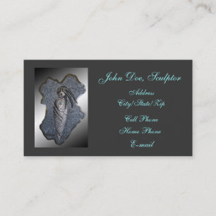 DAINE DE JOHN, CARTE DE VISITE DE SCULPTEUR