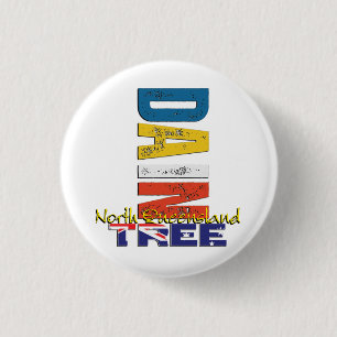 Daintree Rainforest 1 Inch Round Button