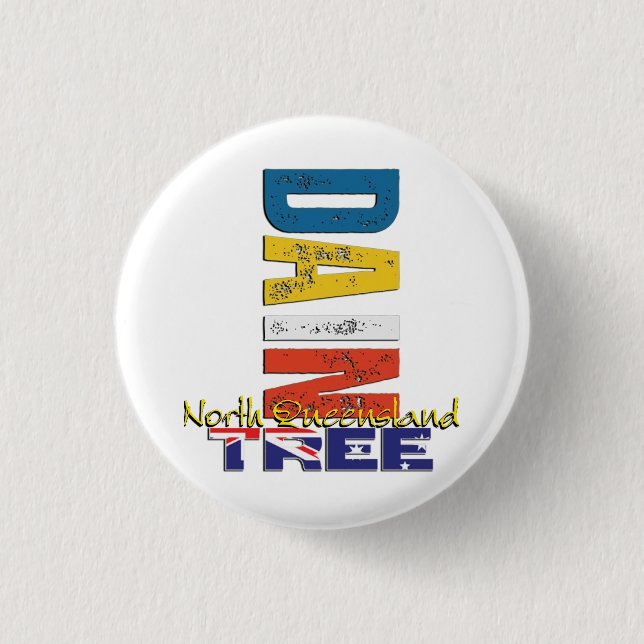 Daintree Rainforest 1 Inch Round Button (Front)