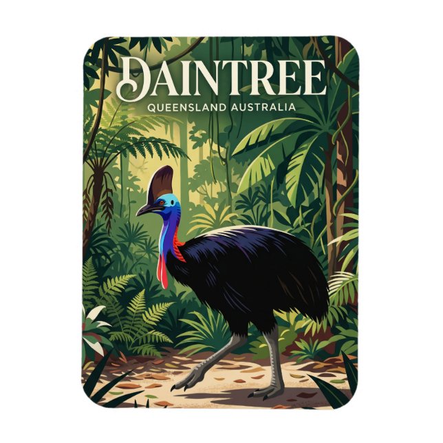 Daintree Rainforest Australia Magnet (Vertical)