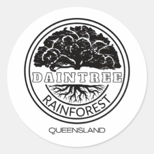 Daintree Rainforest	 Classic Round Sticker