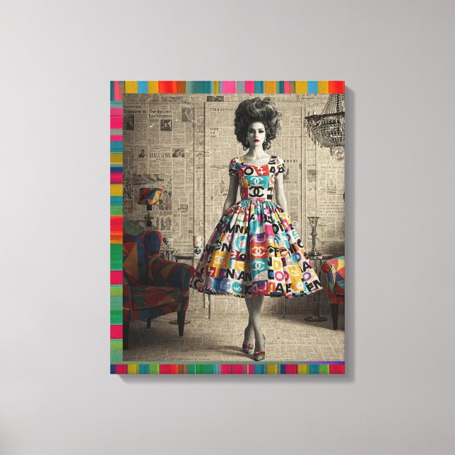 Dainty Beauty Canvas Print (Front)