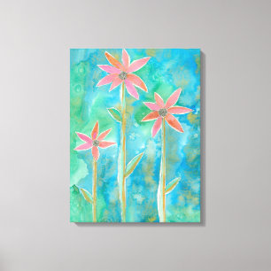 Dainty Daisies III Canvas Print