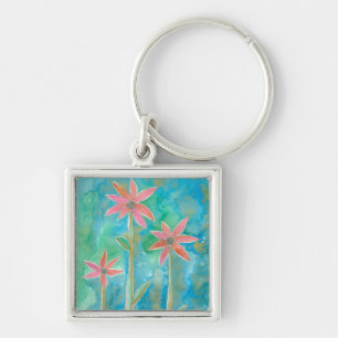 Dainty Daisies III Keychain