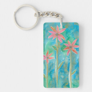 Dainty Daisies III Keychain